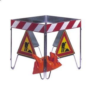 Four-Sided Iron Road Barrier