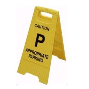 No Parking Floor Sign<br> Model: FS-004