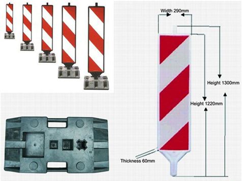 Traffic Panel Barrier Delineator Bollard