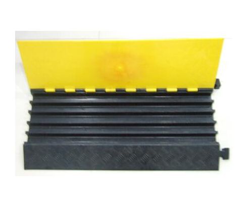 5-Channel Rubber Cable Protector Bridge Ramp