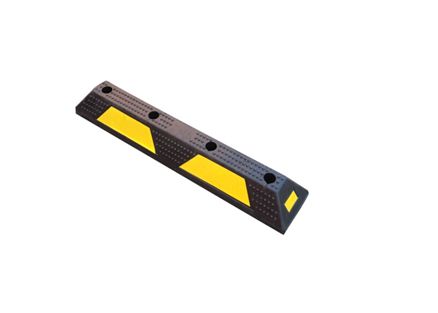 75cm Reflective Car Park Rubber Wheel Stop