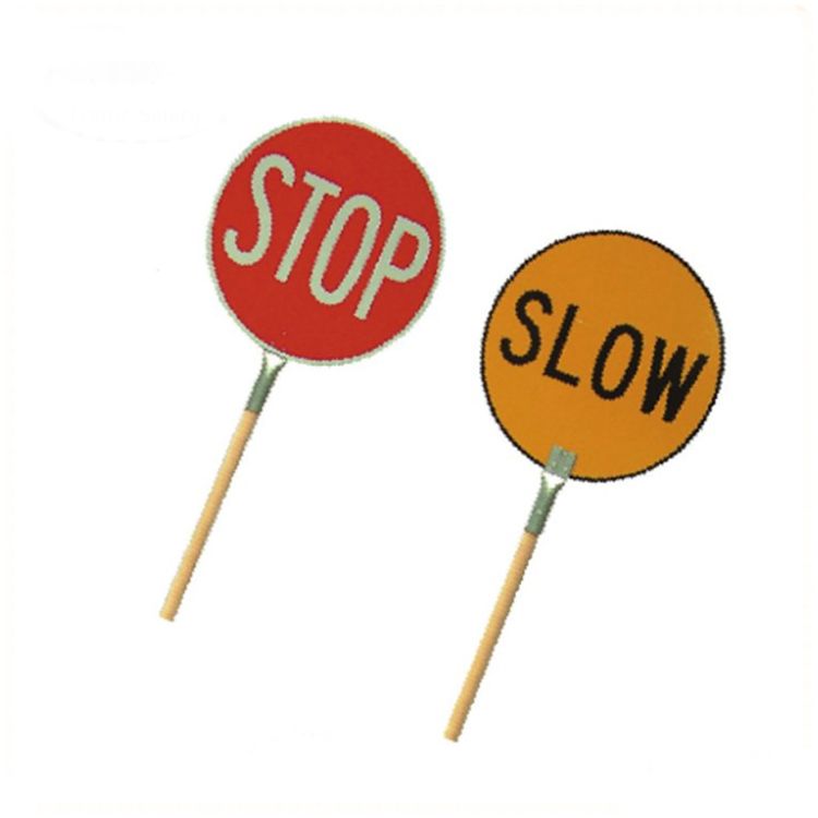600mm Stop Slow Temporary Traffic Control Sign