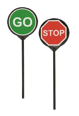 60mm Stop/Go Ireland Traffic Sign