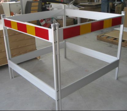 Aluminium Panel Traffic Safety Barrier